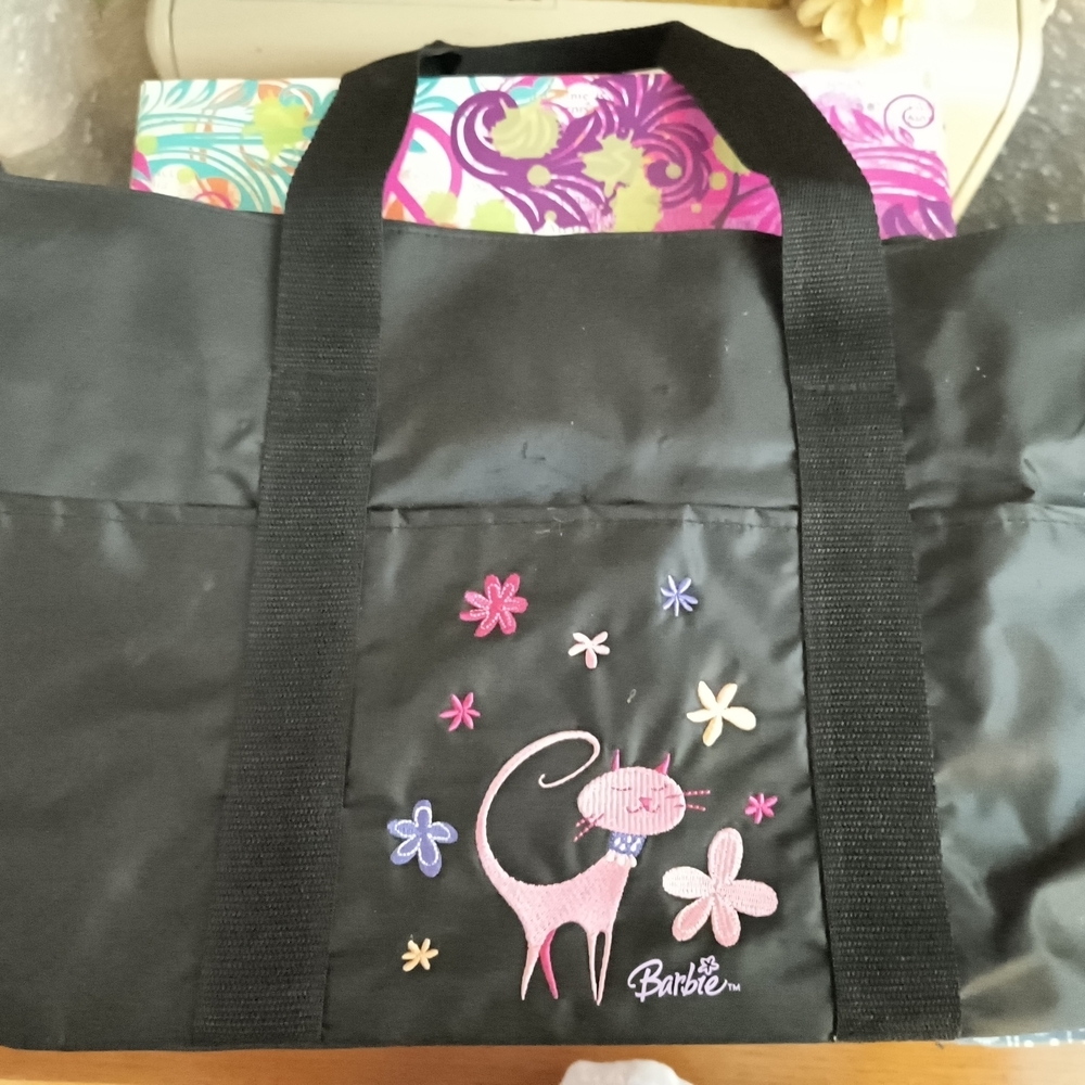 Barbie Black and Pink Tote